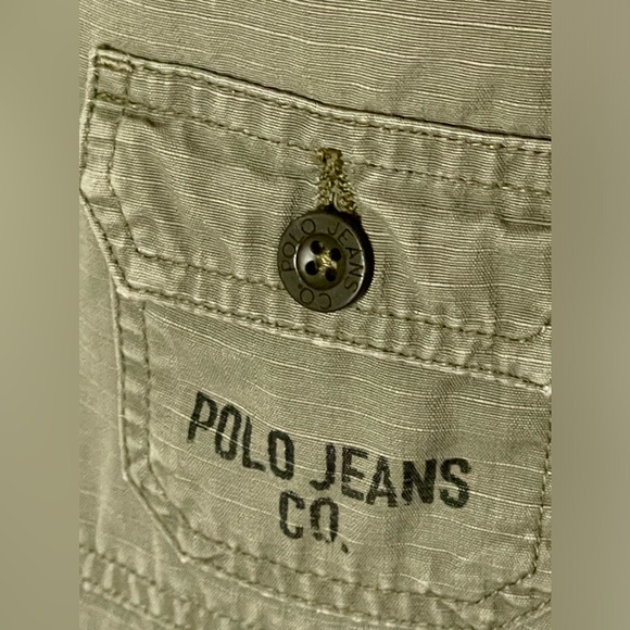 Vintage Ralph Lauren Utility Shorts - Sz 4 - Picture 2 of 6